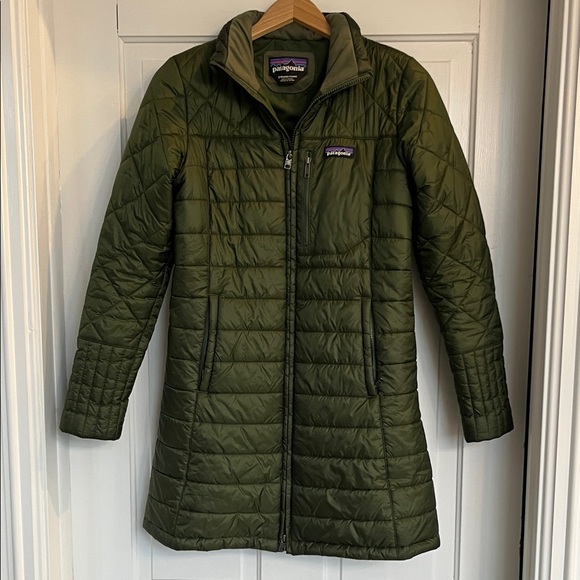 Patagonia Jackets & Blazers - Patagonia Women's Radalie Olive Puffer Coat Women’s Size Small